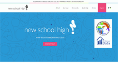 Desktop Screenshot of newschoolhigh.org