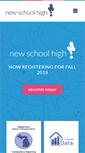 Mobile Screenshot of newschoolhigh.org